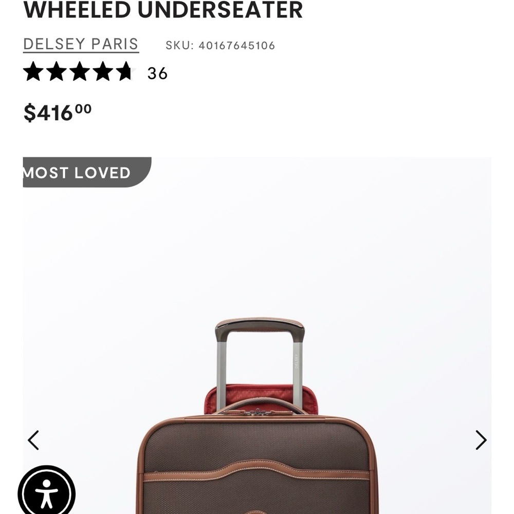 Delsey Wheeled Underseater Suitcase